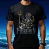 T-shirt Grafica Poseidone Camicia Dio Greco Antico Maglietta Mitologia Greca Moda Uomo Hip Hop Streetwear Un Regalo Molto Bello per Uomo