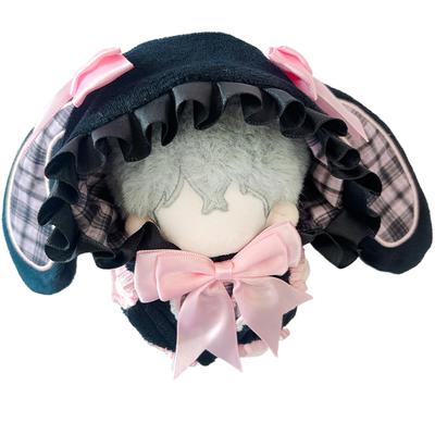 Vestiti Peluche G-Trigger, Kigurumi con Orecchie da Coniglio a Quadri [10-15cm] [Merchandise Oshikatsu] [Prodotto]