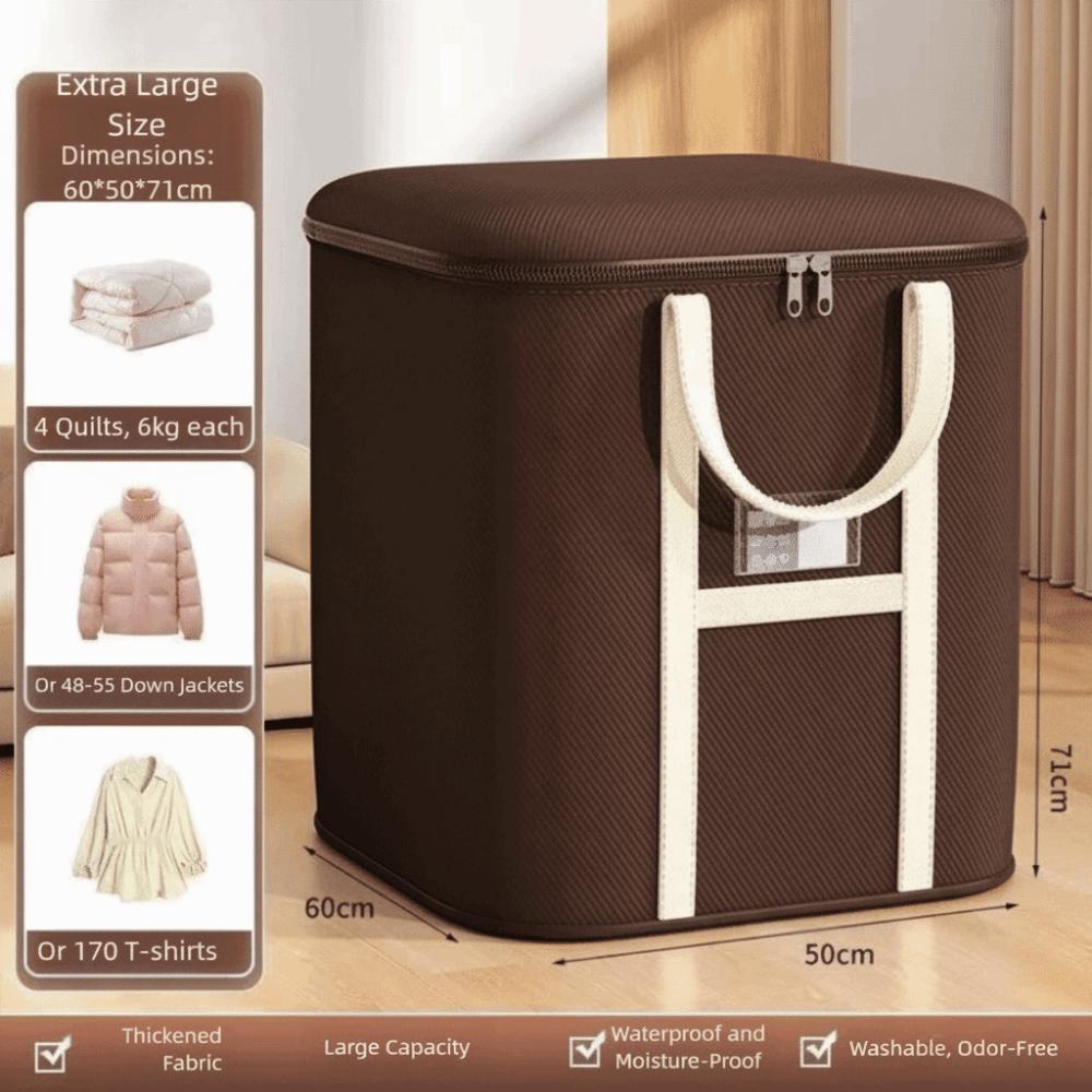 Large Capacity Moving Packing Bag with Zipper Waterproof Quilt Storage Bag Multipurpose Clothes Organizer Packing Supplies