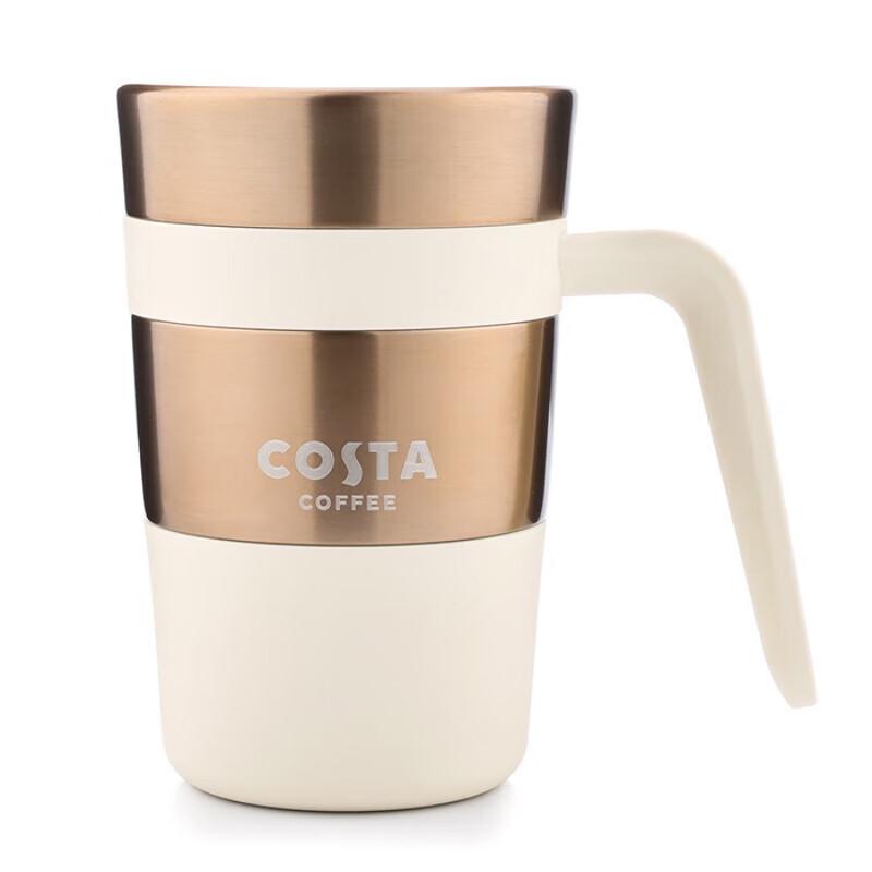 COSTA Leisure Time Ceramic & Stainless Steel Mug