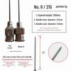 200mm Precision Stainless Steel Dispensing Needle with Pointed and Flat Tips