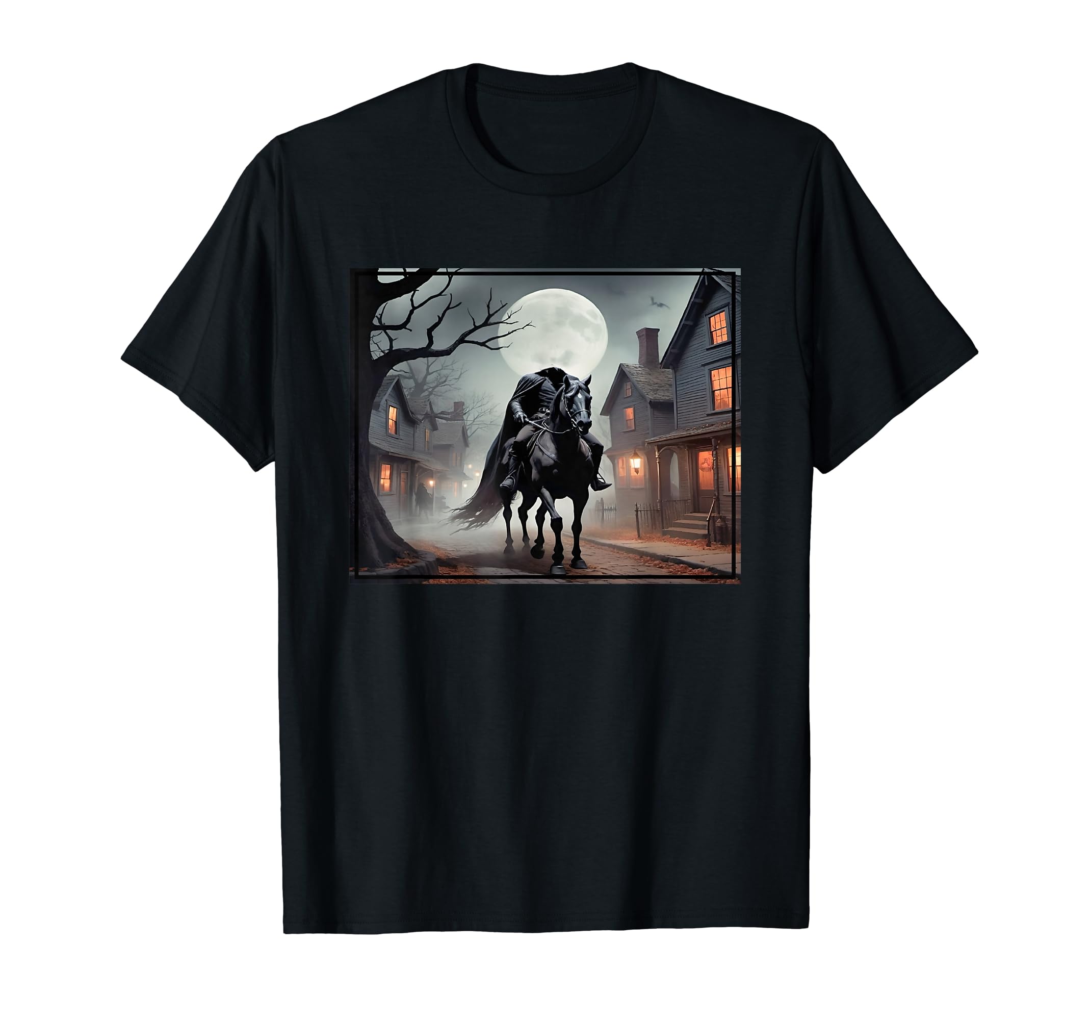 

Headless Knight Running Through the Town of Sleepy Hollow T-Shirt