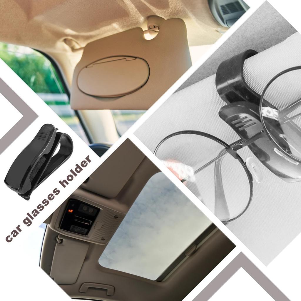 Sunglasses Clip for Car Visor,Sunglasses Clip Car Visor Eyeglass Mount - Durable and Stable