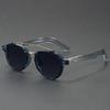 High-end Quality Sunglasses Men Women Korean Style Retro Sun Glasses for Women Thick TR90 Frame Luxury Brand Design Fake Glasses