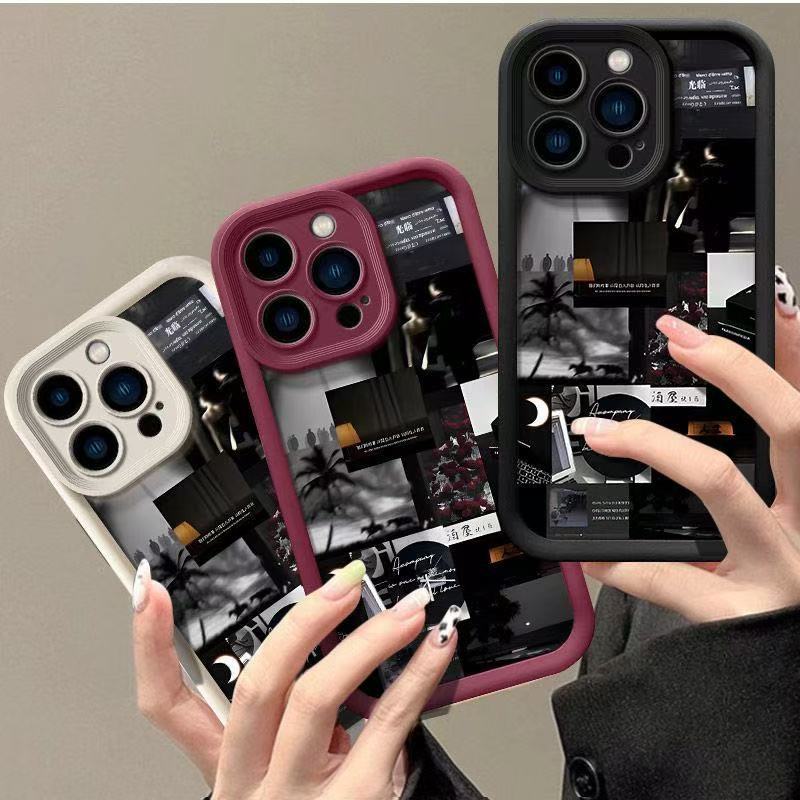 The new model is suitable for iphone16 mobile phone case Apple 15promax/14 anti-drop 13pro12 European and American 11 personality xr