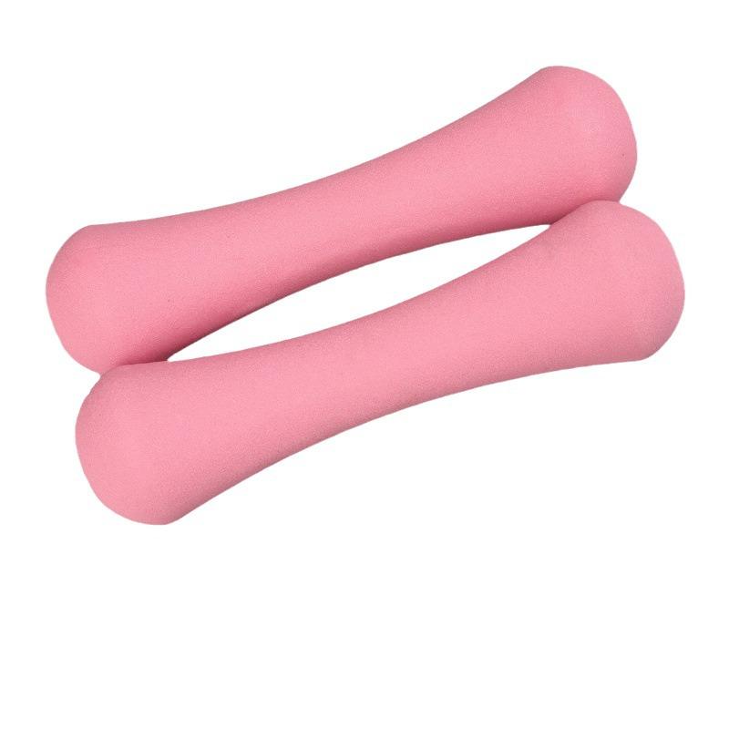 Dip-Coated Solid Cast Iron Dumbbell, Women's Fitness Equipment, Single Piece, Candy Color
