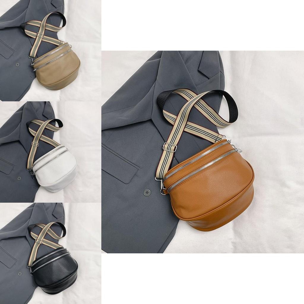 Chic Versatile Pu Leather Small Square Bag Stylish Retro Japanese Design Casual Shoulder Bag