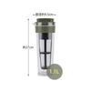 Takeya Chemical Industry Slim Jug II with Tea Up To Can Be Placed Wide Mouth for Easy Fits In the Front of a Door Pocket 1.1L Strainer, Heat-Resistant