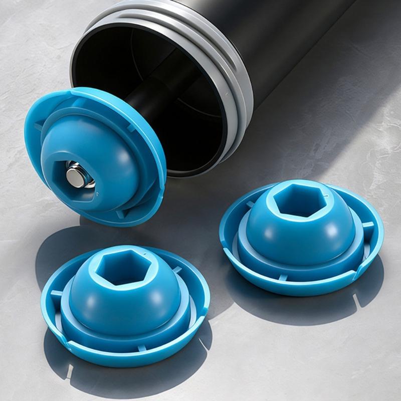 Pack of 4 Lightweight ABS Pusher Disc for Adhesive Guns Feature 50mm Diameter Push Head for Increased Thrust Easy Installation No Tool