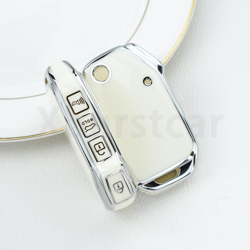 TPU Car Key Cover Case Shell Fob Holder for Kia Proceed Cerato Sportage Ceed Soul Xceed Niro EV Seltos Telluride Sorento K3 K5