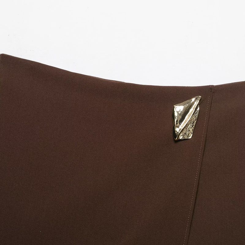 Kaslead New Women Clothes Western Style Versitile Fashion Slim Fit Asymmetric Culottes 1971240