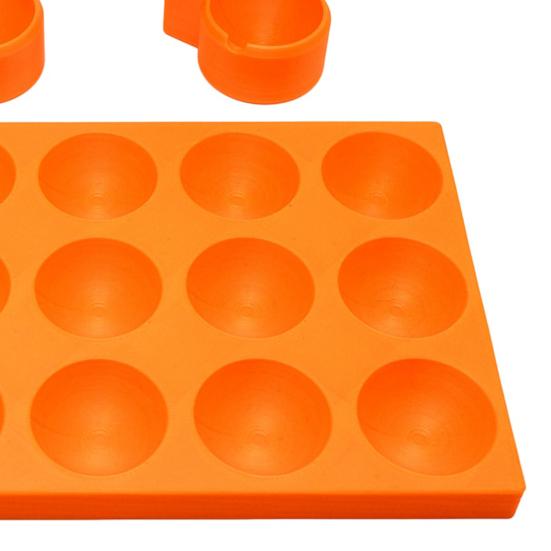 Cake Mold Ball Shaped Silicone Tray Set with 15 Molds