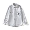 2026 Hong Kong Style Men's Retro Spring/Autumn Long Sleeve Loose Casual Jacket Shirt Top