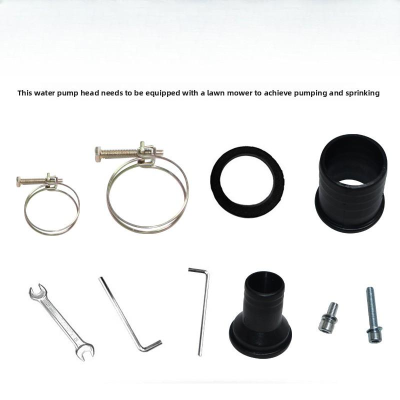 Lawn Mower 1.5-inch Water Pump, Four-punch Brush Cutter Modified Water Pump, Two-punch Lawn Mower Modified Integrated 7-inch Water Pump