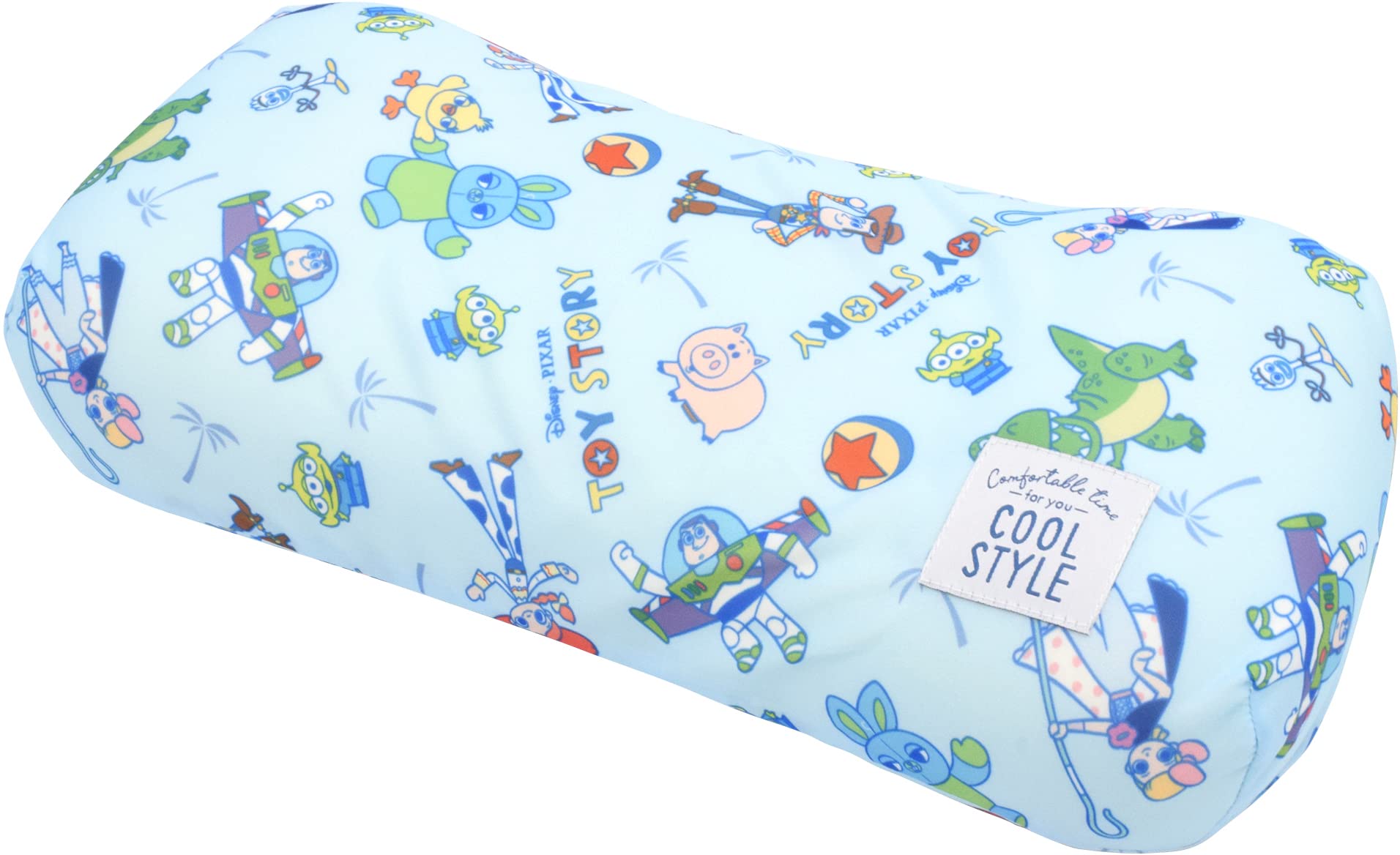 

MORIPiLO Memory Foam Pillow, Relaxing Pillow, Cooling, Summer, Toy Story Blue, Approx. 20x40cm, Plush Toy, Cushion, Character, Disney, 4620535