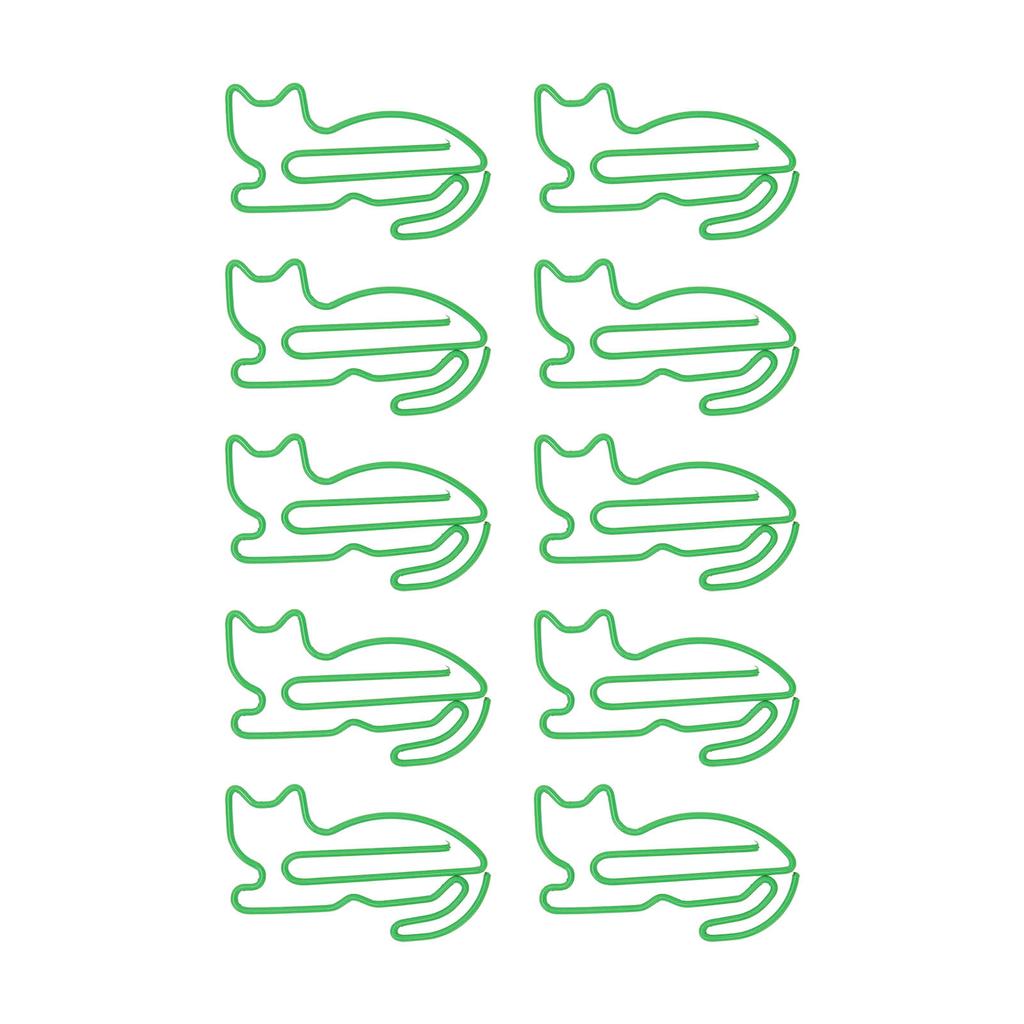 100 Pcs Cute Paper Clips Animal Shaped Fun Bookmark Document Organizing Clips Funny Bookmark Planner Clips