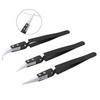 Ceramic Tips Tweezers Acid Resistant Anti-Static Electronic Soldering Tweezers Little Curved/Big Curved/Straight Tip