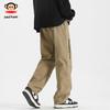 Paul Frank Men's American Style Loose Fit Straight Leg Casual Cargo Pants