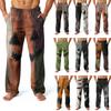 Pantalon d'intérieur imprimé all-over pour homme, pantalon de pyjama pour dormir, pantalon long, pantalon de pyjama