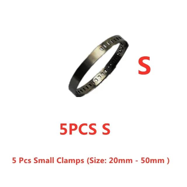 

5/10/20 шт. Универсальный комплект из нержавеющей стали для обжимных хомутов пыльников ШРУСов приводного вала 20-50 мм 50-120 мм регулируемый