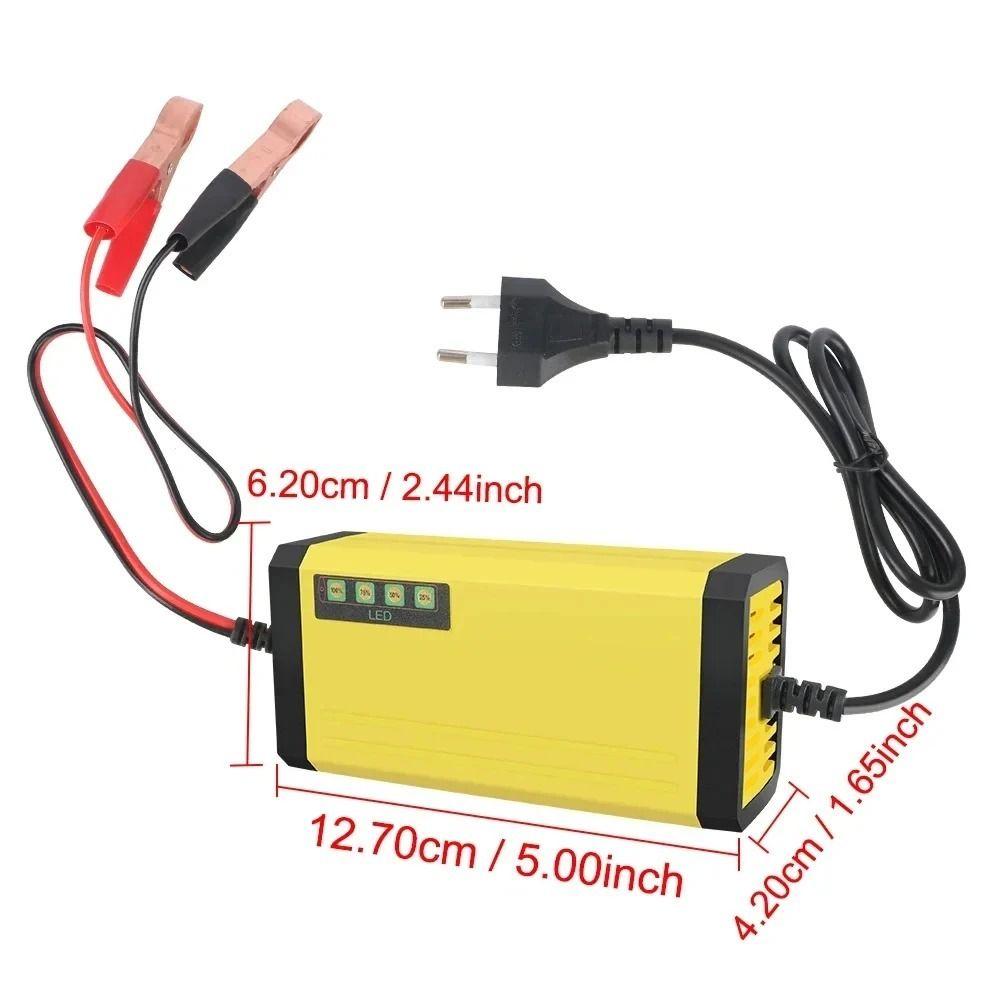 12V 2A Car Battery Charger LED Display Power Adapter Lead Acid Battery Charger Lead Acid Battery