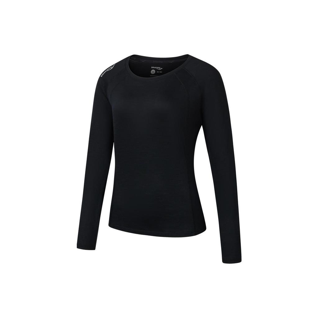 SAUCONY Comfortable Versatile Soft Round Neck Long Sleeve Sweater Unisex Sweater SA1250LT95T-BK001