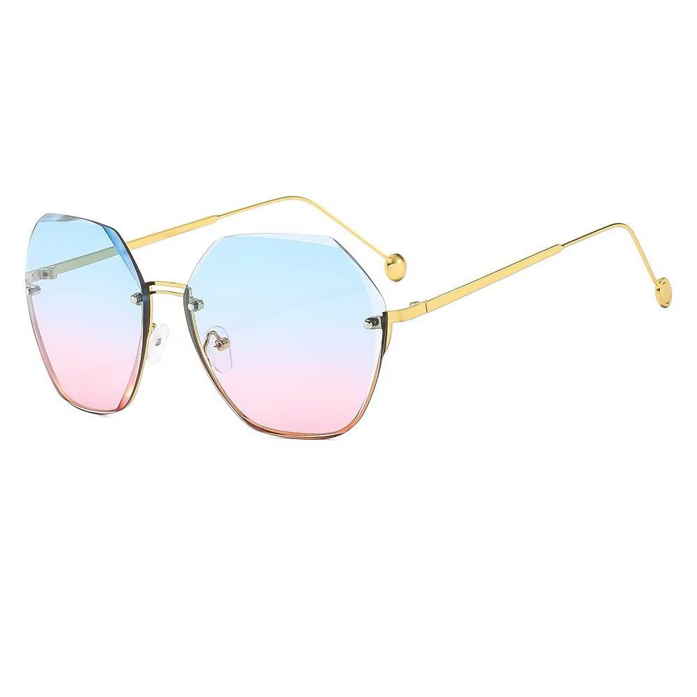 Korean Style Trendy Gradient Frameless Sunglasses for Women