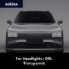 For XPENG G9 22-24 TPU Blackened,Transparent Headlight Protective Film, Headlight Protection,Film Modification