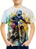 Summer Children's Clothing Car 3D Printed Boy's T-Shirt Graphic T Shirts Short Sleeve Girls Clothes Casual Round Neck Children Top
