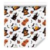 Halloween Wallpaper White and Light Gray for Living Room and Bedroom 50x1000