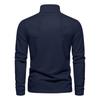 Trend Hub New Men's Deer Embroidery Polo Shirts Solid Color Long Sleeve Social Business Male