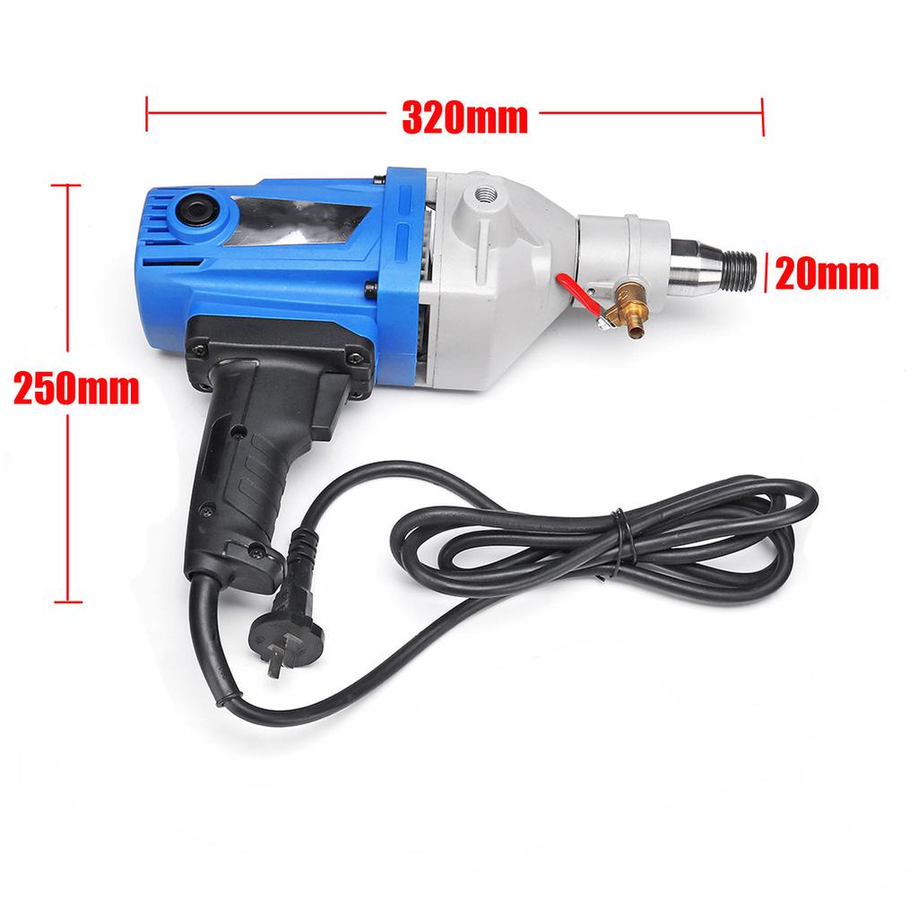 Buy 1900W 118mm Diamond Core Drill 220V Wet Handheld Concrete Core