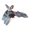 Lovely Grey Bat Plush Toys Cute Soft Stuffed Home Room Decor Dolls Bat With Realistic Foldable Wing Holiday Gifts