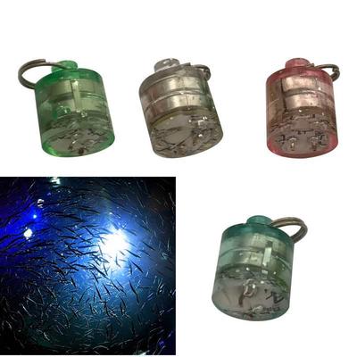 5 cores subaquática mini luz de pesca eletrônica lâmpada de atração de peixes isca led piscando luz de pesca isca de lula iscas
