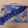 Solid Hollow Shawl Polyester Church Prayer Headband Fashion Triangle Veil Scarf