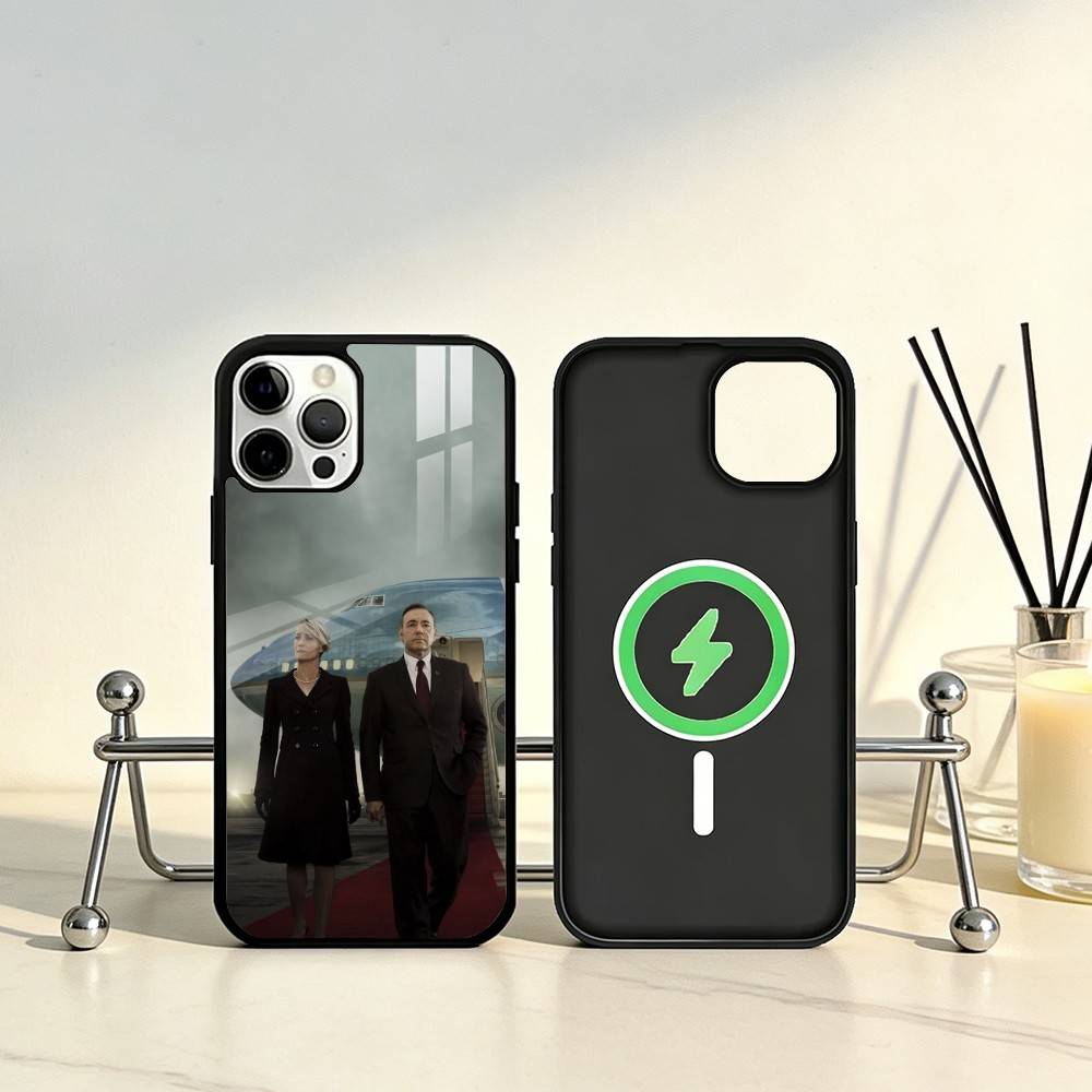 H-House Of C-Card-s Phone Case For iPhone17,16,15,14,13,12,11 Plus,Pro Max Magnetic For Magsafe Wireless Charging
