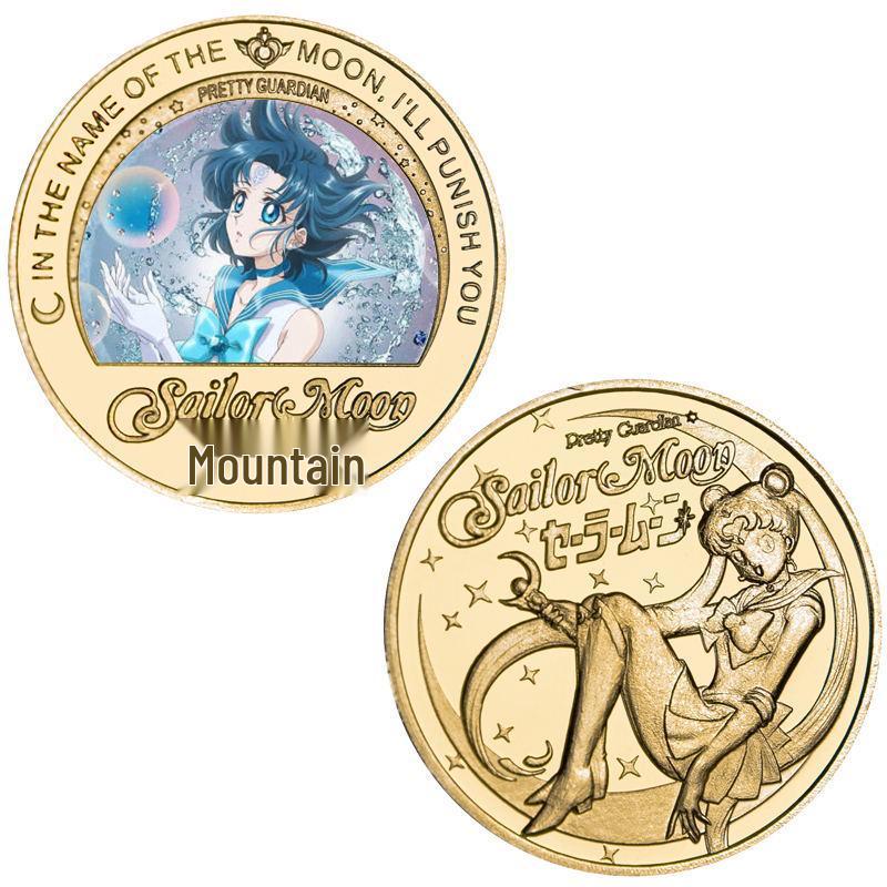Sailor Moon Chibiusa Commemorative Die-Cast Metal Coin Badge Limited Edition