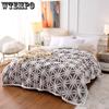 Bed Bedspread Winter Warmth Thickening Three-dimensional Double Layer Comfort Cotton Wool Jacquard Blanket Lamb Wool Blanket Home Textile Bedspread