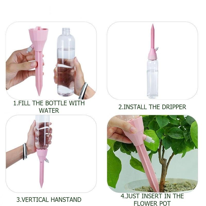 Automatic Water Dripper Device Adjustable Potted Seepager Automatic Watering Device Gardening Watering