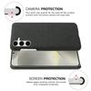 For Samsung Galaxy S25+ Case Cloth Texture Anti-Scratch Protective PC Phone Cover