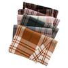 Imitation Cashmere Scarf Autumn Grinding Contrasting Color Plaid Versatile Couple Student Scarf Temperament Long Fringed Shawl Advanced
