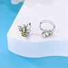 All New Silver S925 Honey Bees, Cats, Dogs Zircon Earrings and Eardrop Simple Fine Jewelry Women Girls Party Gift
