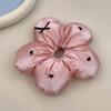 Cloth Flower Scrunchies Flower Shape Exaggerated Hair Ring Large Satin Hair Scrunchies  Lady