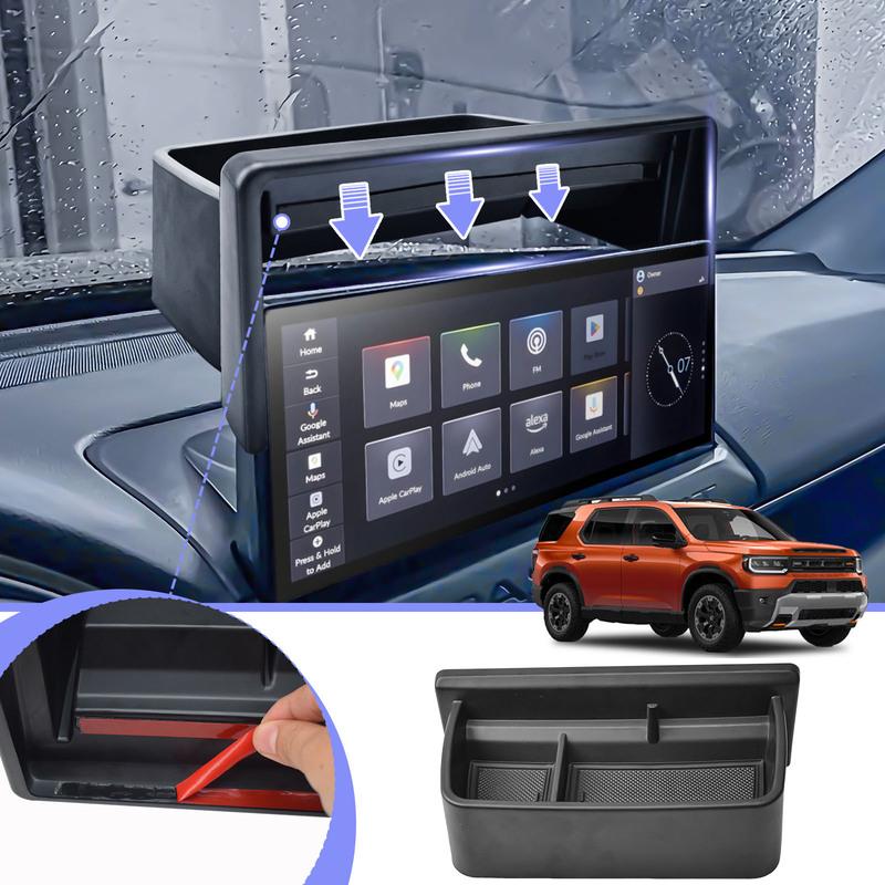 Center Console Dashboard Tray Storage Box for 2026 Honda Passport Behind Screen 12.3 Inch Dash Board Car Organizer Accessories