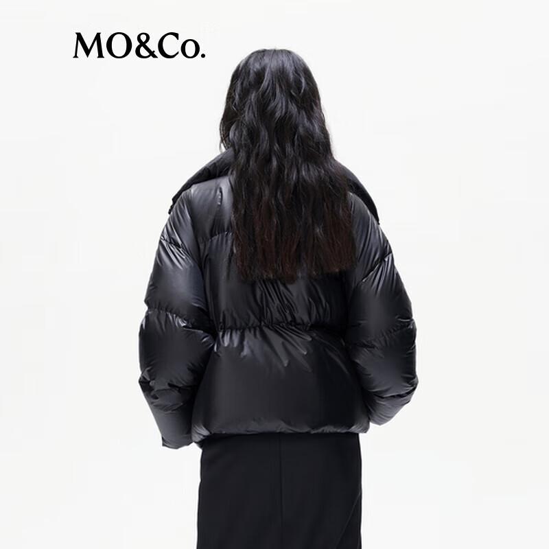 MO&Co. Goose Down Stand Collar Puffer Jacket