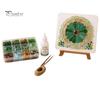 Sea Glass Art Project DIY Mosaic Kit, Fantasy Circular Door Tile Craft Indoor Crafting Projects Kit for Adults Beginners, Handmade Gift Desktop