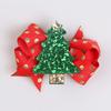 1Pcs Christmas Series Hair Pin Cute Glitter Bowknot Hairpin Elk Snowman Hair Clips Kids Hair Accessories for Girls