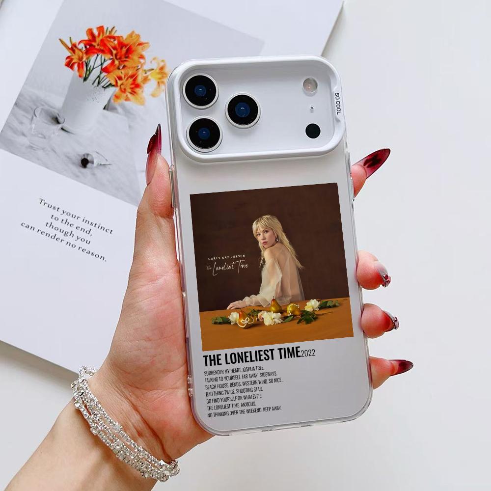 

Carly Rae J-Jepsen Phone Case For iPhone 17 16 15 14 13 12 11 Pro Max Air Colorful Matte Laser Aurora Shockproof Phone Case iPhone 12 Pro