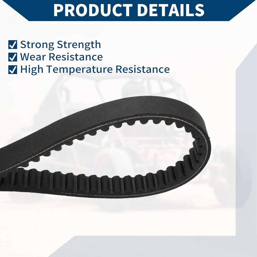 Go Kart Drive Belt for Yerf Dog for Manco for Kartco for Rotary 30 Series Torque Converter V-Belt Replace 203591