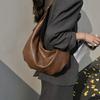 PU Hobo Bag Women's Fashion Shoulder Tote with Soft Texture Large Capacity Casual Everyday Handbag
